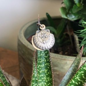 Rare religious seashell pendent